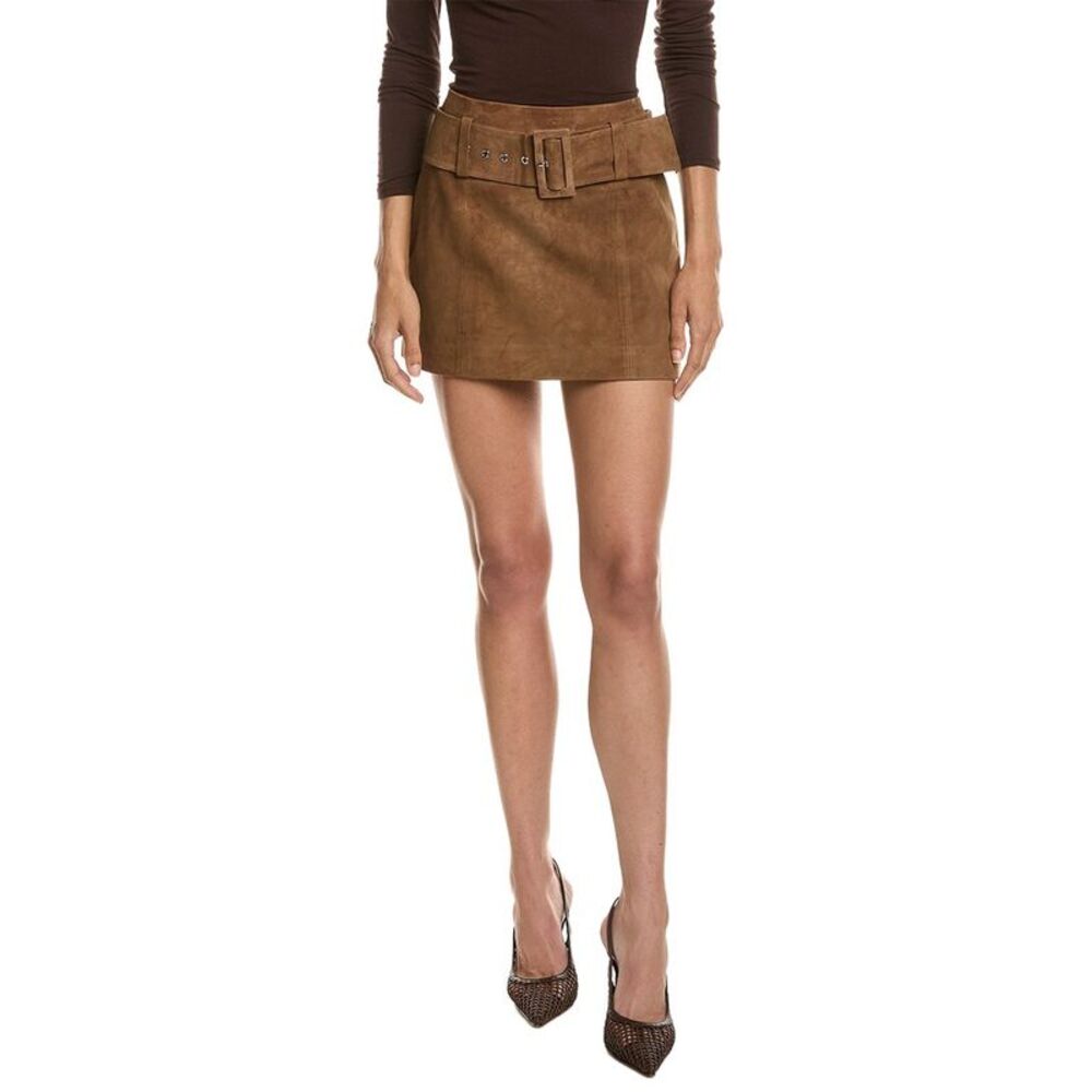 Walter Baker Womens Vivian Suede Skirt